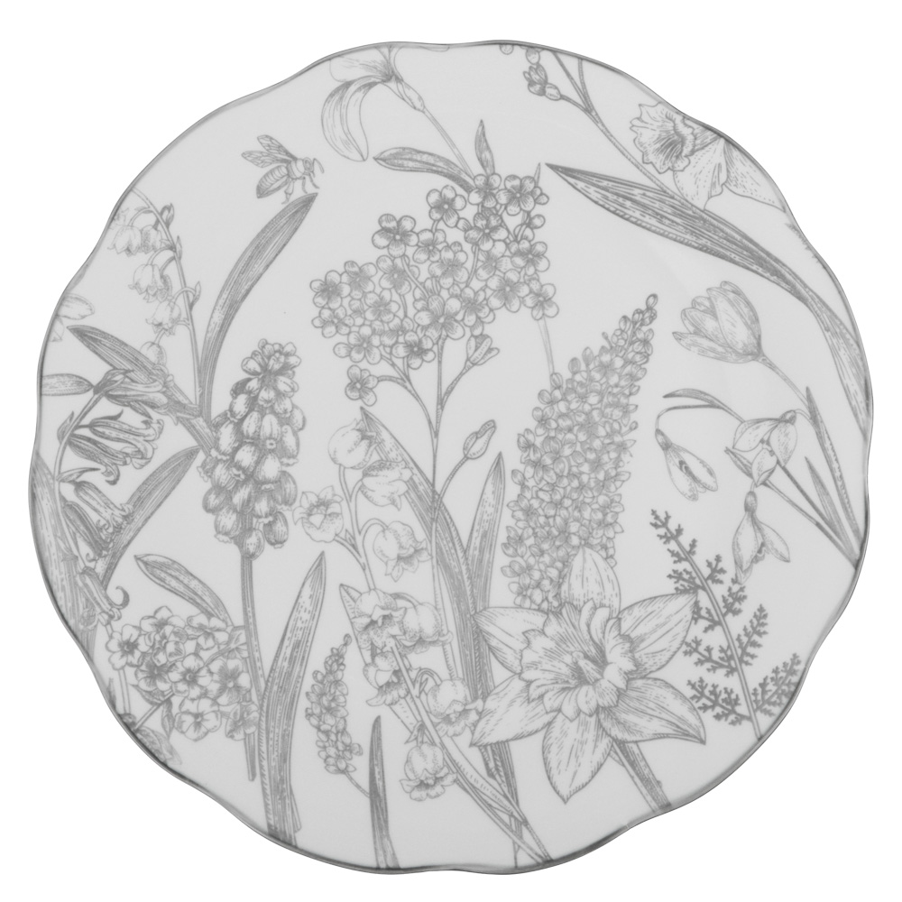 Тарелка подстановочная 26,7см, тм MILLIMI, Мидоу, фарфор, арт.№ 816-044