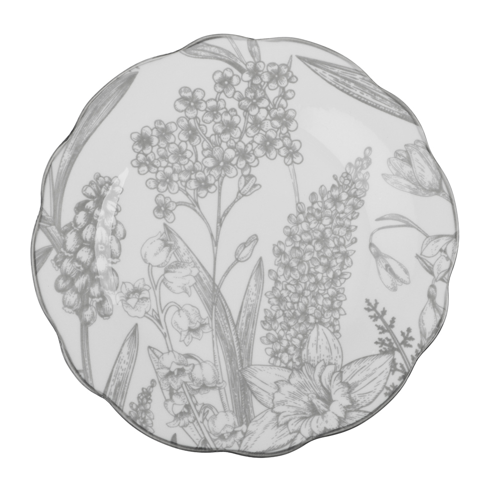 Тарелка закусочная 19см, тм MILLIMI, Мидоу, фарфор, арт.№ 816-045