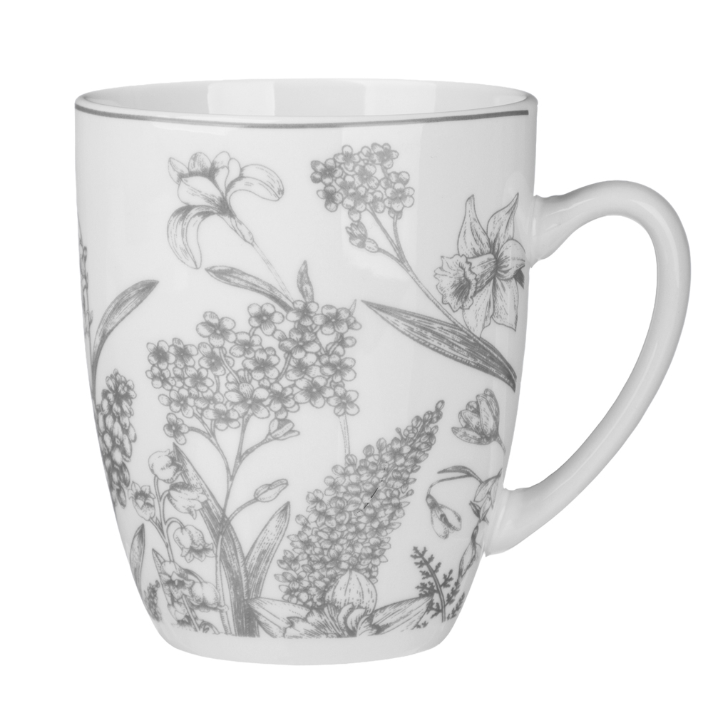 Кружка 350мл, тм MILLIMI, Мидоу, фарфор, арт.№ 816-048