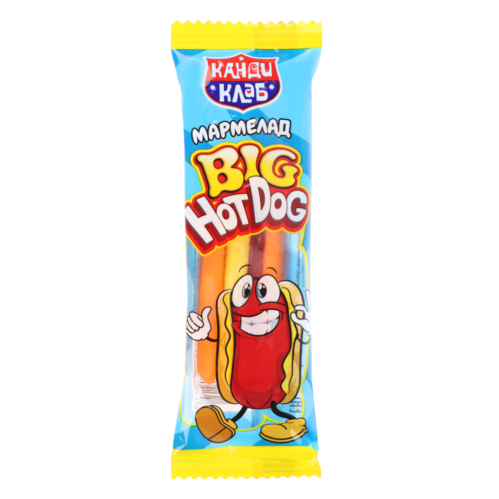Мармелад "CRAZY GUMMY. BIG HOT DOG" 18гр, арт.№ 347-364