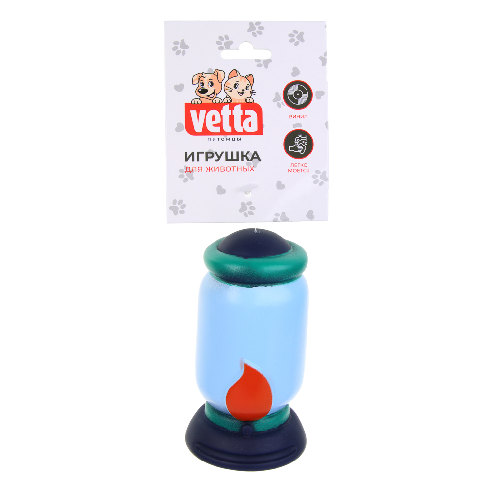VETTA Игрушка для домашних животных, ПВХ, 11,5х6,5 см, лампа, арт.№ 273-051