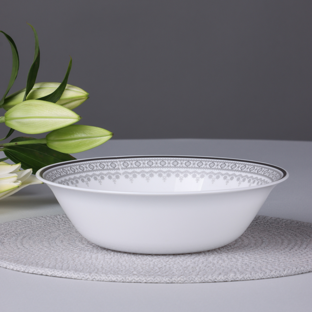 MILLIMI Минта Салатник, опаловое стекло, 19см, арт.№ 818-158