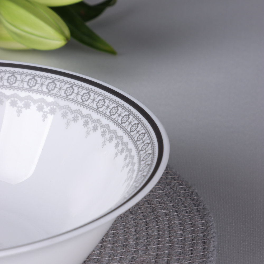 MILLIMI Минта Салатник, опаловое стекло, 19см, арт.№ 818-158