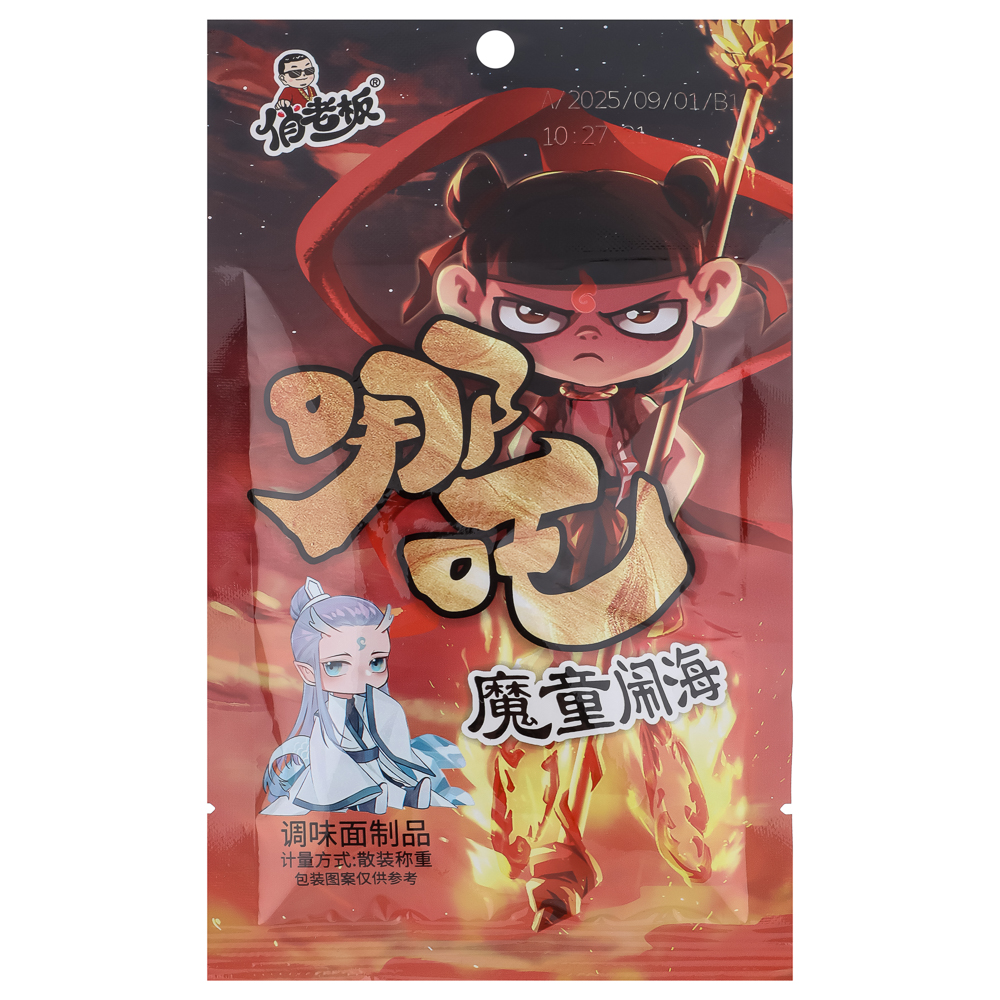 Мясо соевое со вкусом острой королевской рыбы NEZHA 18гр, арт.№ 347-473