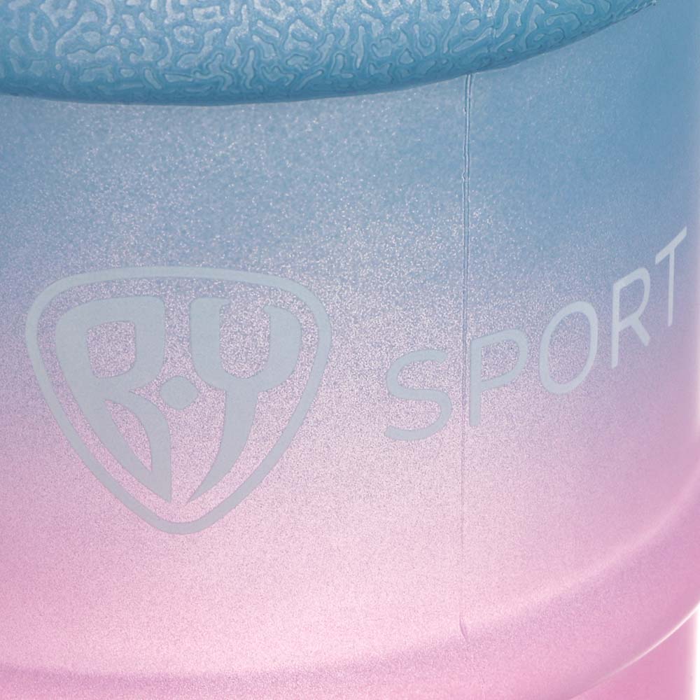 Бутылка спортивная тм BY SPORT, 1000мл, 21х10см, пластик PETG, градиент, арт.№ 088-147