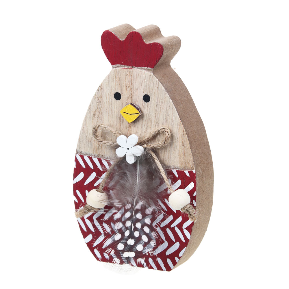 Декор в виде курочки, МДФ, 7x12 см, арт.№ 535-084