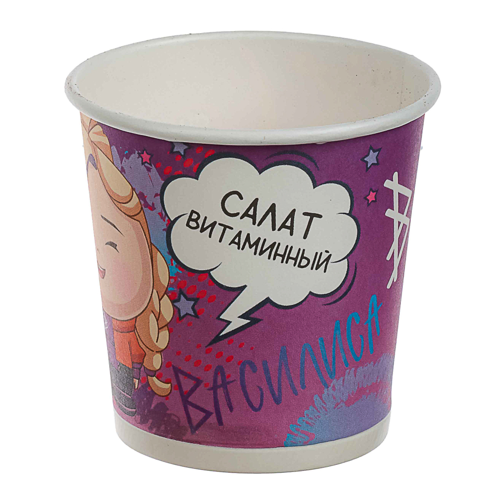BY Русские Супергерои ВАСИЛИСА Салат витаминный (стаканчик+торф табл+семена), арт.№ 179-601