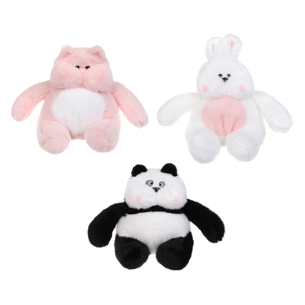 Игрушка мягкая "Пузанчик", полиэстер, ИГРОЛЕНД, 3+, 1811-11, арт.№ 264-550