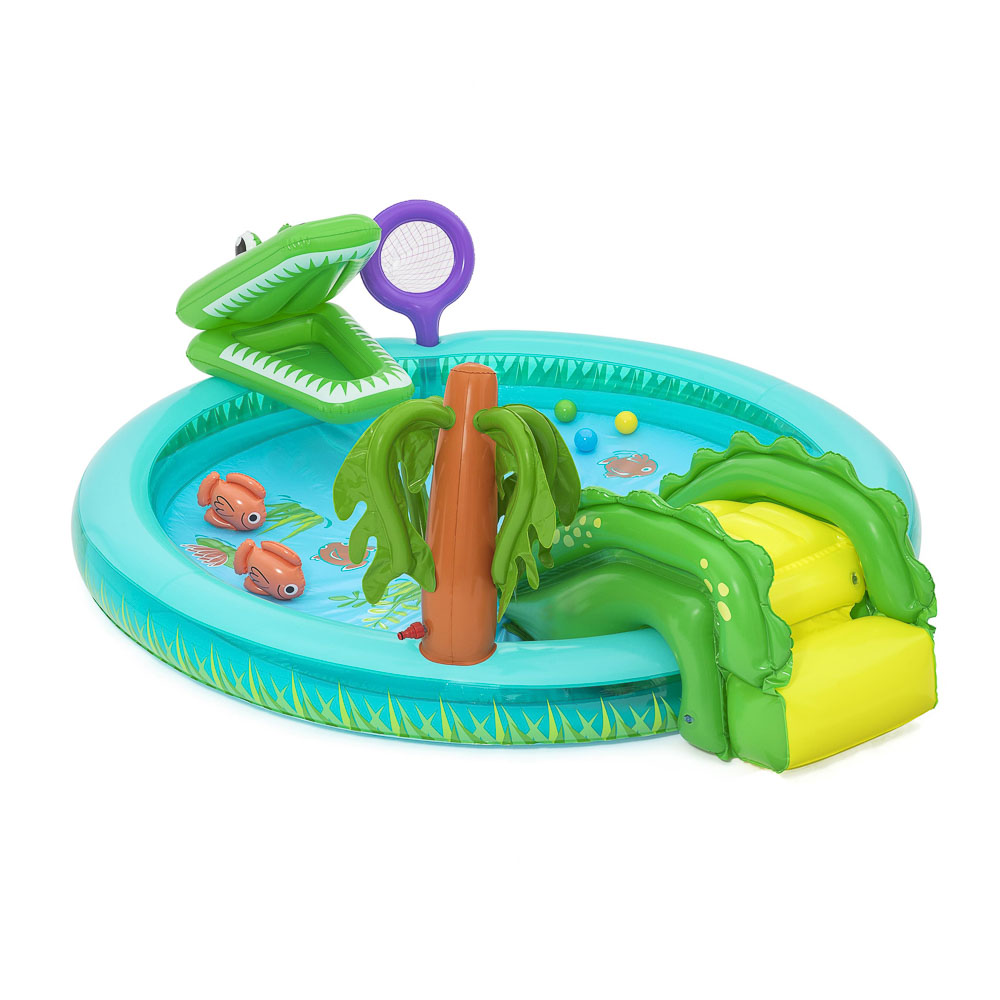 BESTWAY Игровой центр CROCODILE COVE, 224x181x72см, 53166, арт.№ 029-019