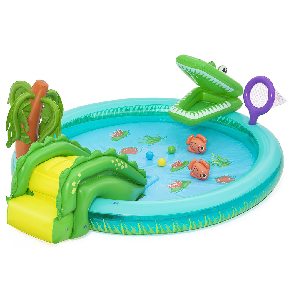 BESTWAY Игровой центр CROCODILE COVE, 224x181x72см, 53166, арт.№ 029-019