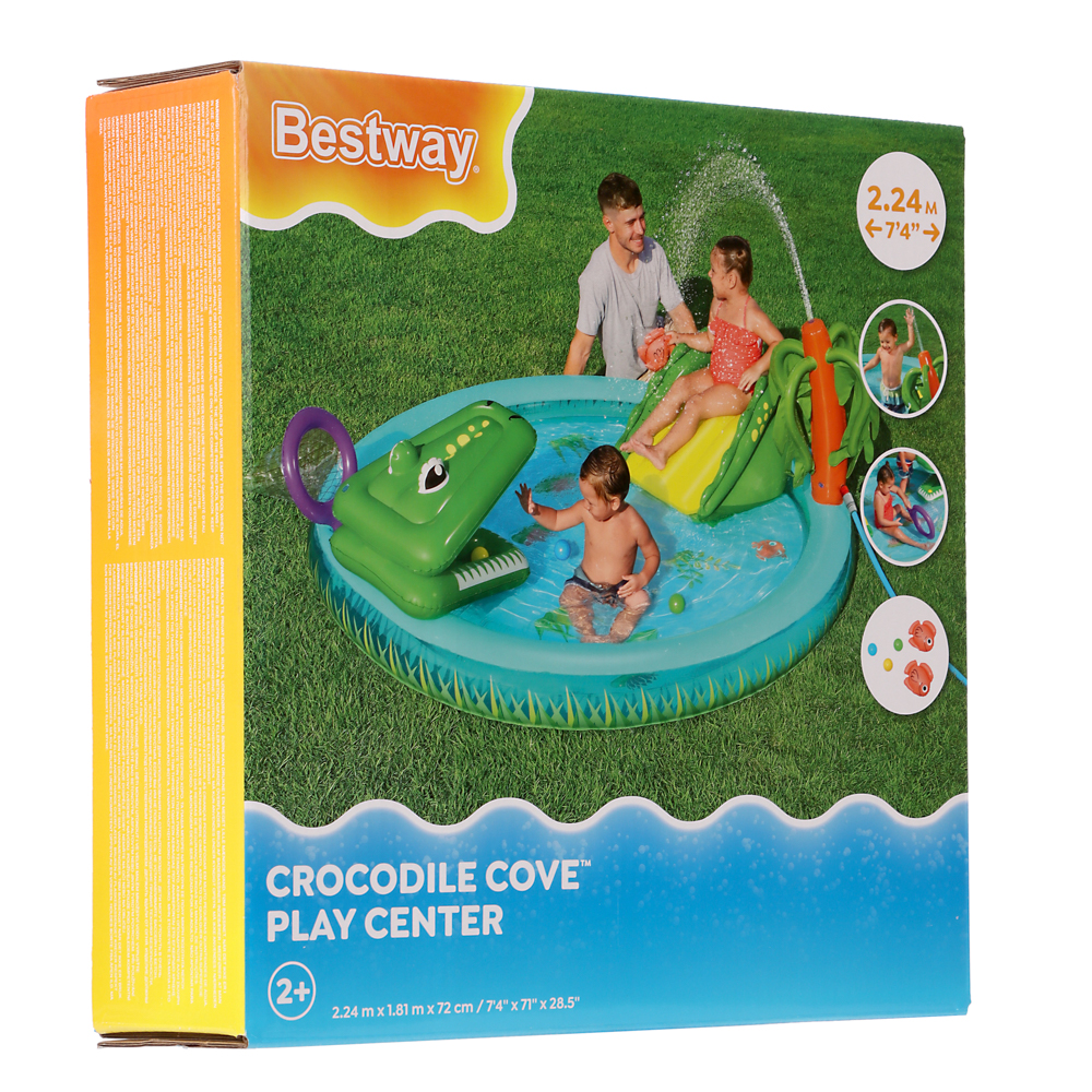 BESTWAY Игровой центр CROCODILE COVE, 224x181x72см, 53166, арт.№ 029-019