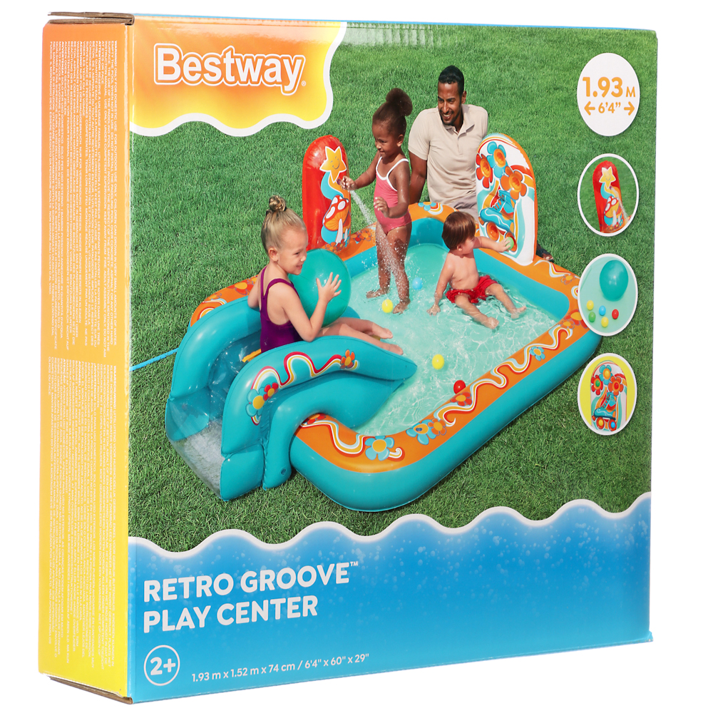 BESTWAY Игровой центр RETRO GROOVE, 193x152x74см, 53164, арт.№ 029-020