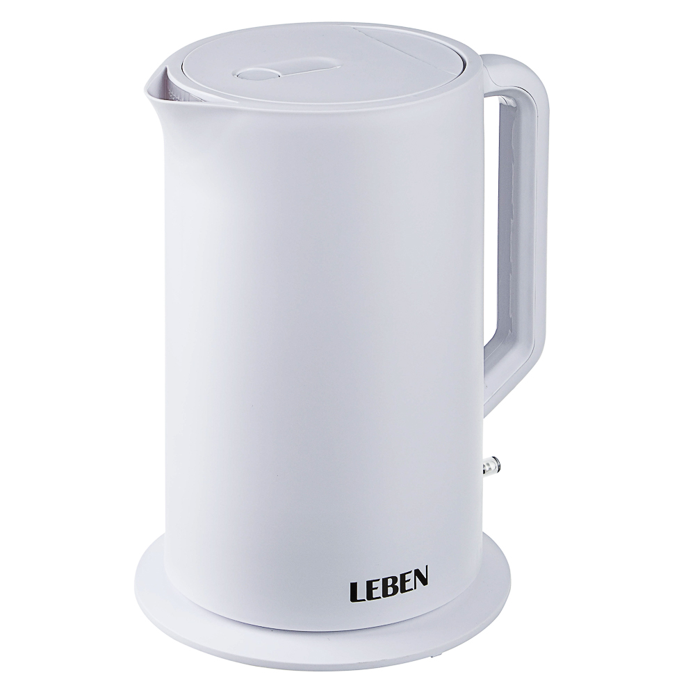 LEBEN Чайник электрический 1,7л пластик, 137, арт.№ 291-137