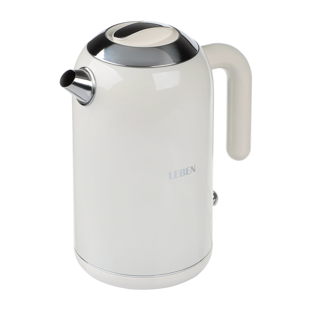 LEBEN Чайник электрический 1,7л нерж сталь, 138, арт.№ 291-138