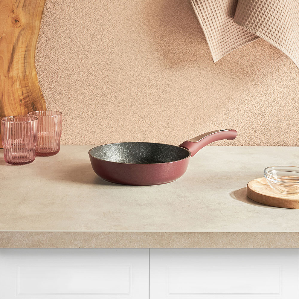 SATOSHI Ла Мери Сковорода литая d=20см, антипригарное покрытие мрамор, индукция, арт.№ 846-482