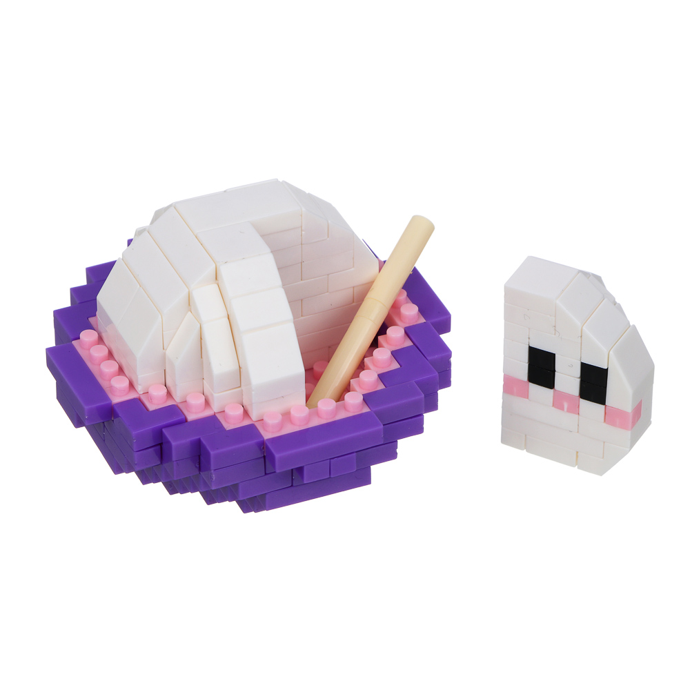 Конструктор мини 3D "Фруктики", ABS, 16х4,5х11,5см, 6 видов, арт.№ 858-071