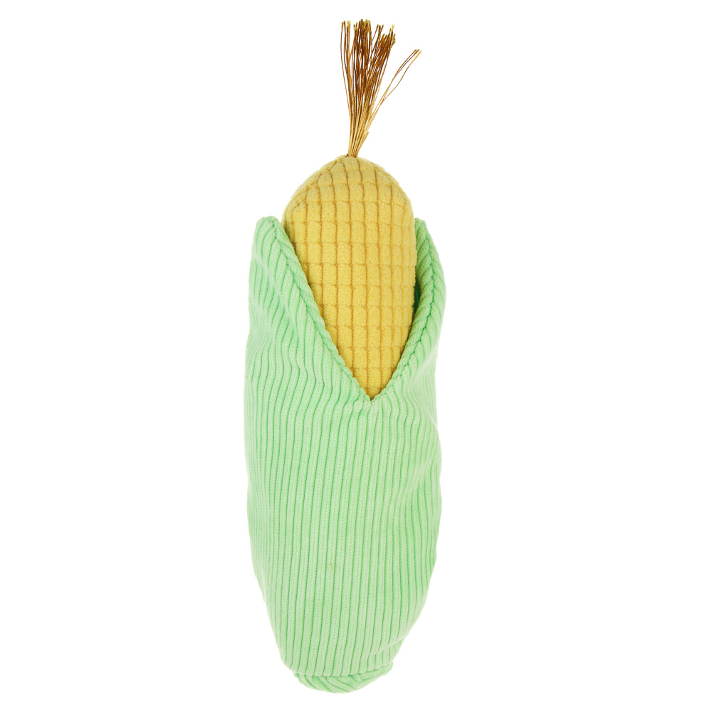 Игрушка для собак тм VETTA, мягкая с пищалкой, кукуруза, 21x7 см, арт.№ 273-565