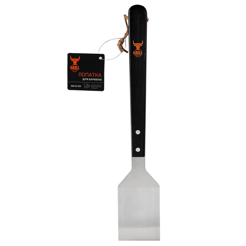 Лопатка для барбекю тм GRILLBOOM, 38х5см, арт.№ 101-002