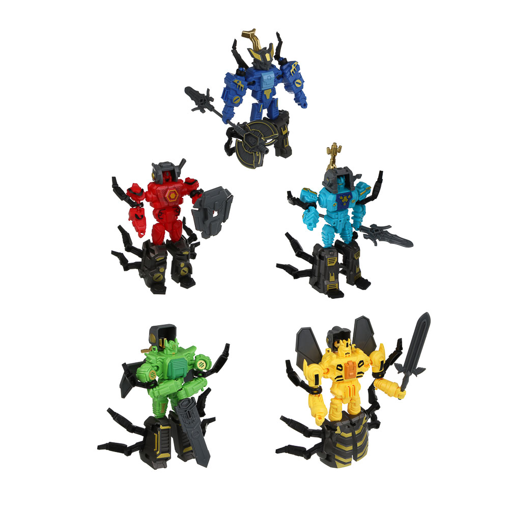 ИГРОЛЕНД Робот трансформирующийся "Энтоморф", ABS, металл, 12х20х10, 5 дизайнов, арт.№ 296-134