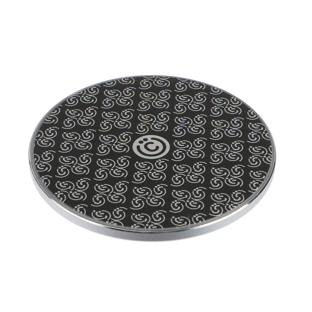 ВСЁГАЗИН Беспроводное зарядное устройство Qi, LED подсветка, 10W, D10см, арт.№ 916-311