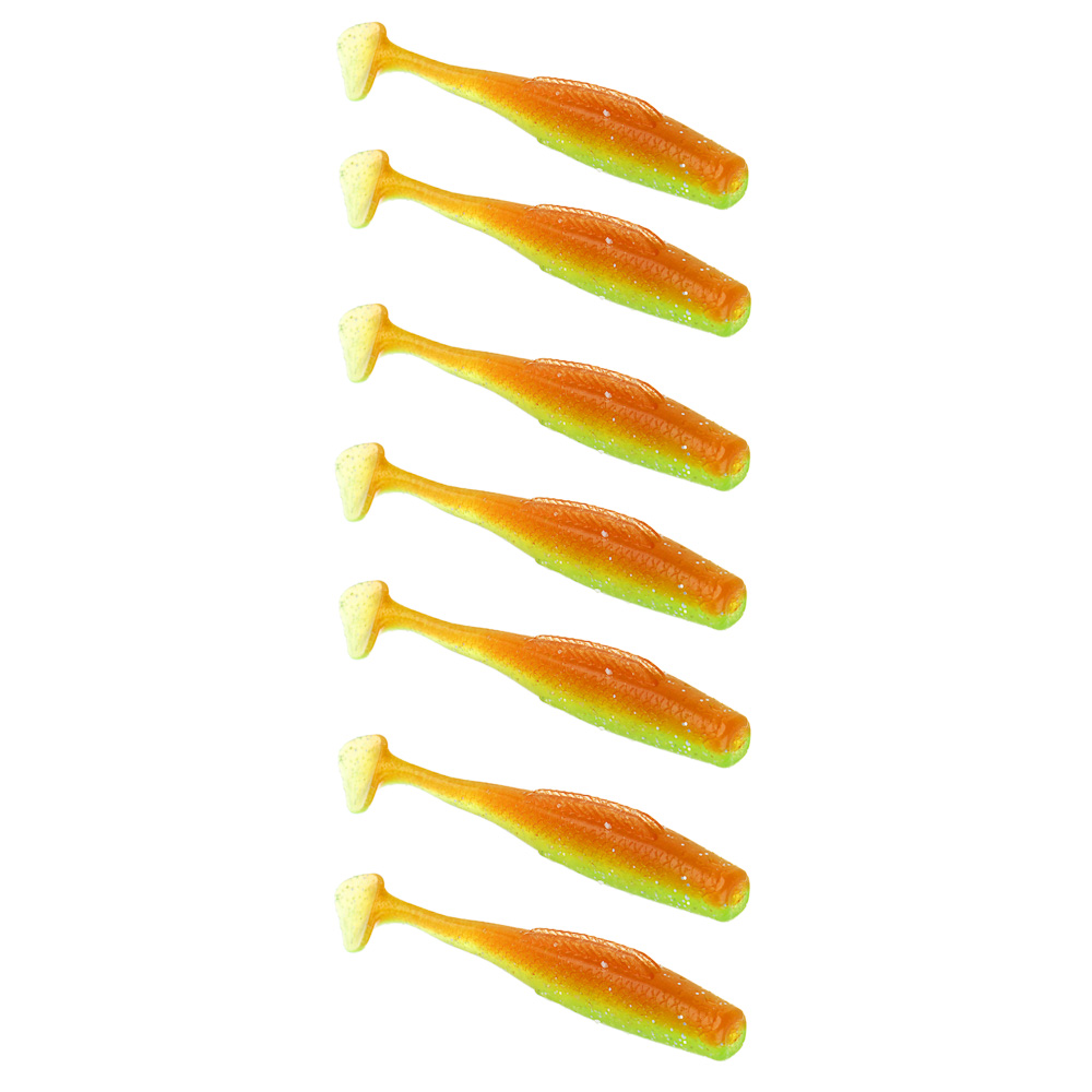 KAIDA Приманка силиконовая РИППЕР 3", 8см, 4гр, HT003, 7шт, арт.№ 145-267