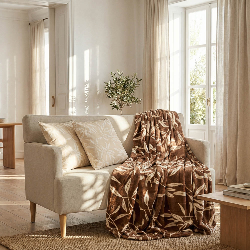 PROVANCE Мосс Плед микрофибра 180х200см, 100% полиэстер, 2 дизайна, арт.№ 486-220