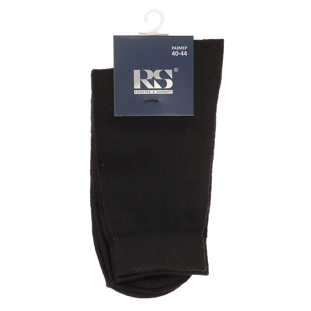 Носки мужские классика, 50% хлопок, 27% полиэстер, 20% лайкра, 3% латекс, р.40-44, R030, арт.№ 019-522