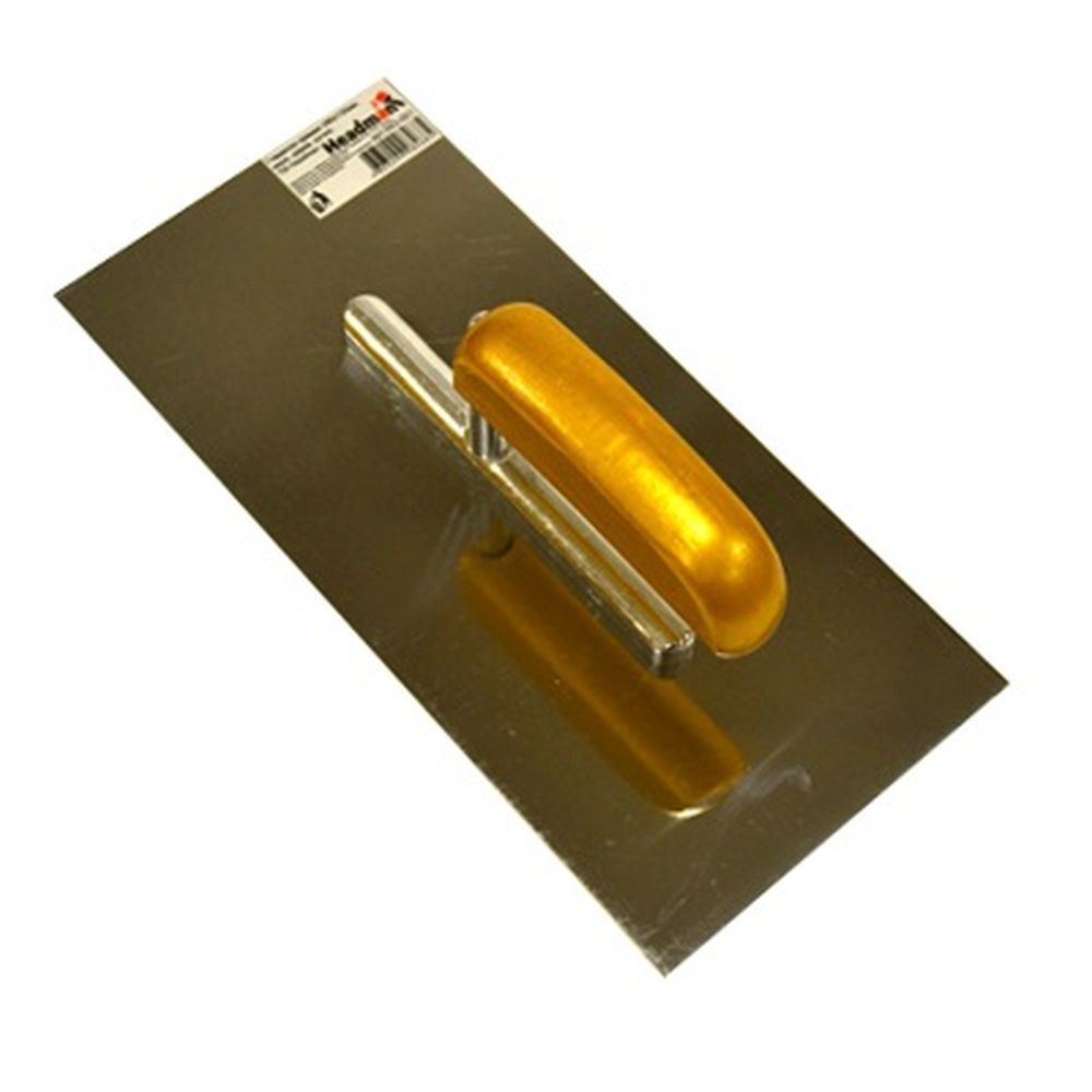 HEADMAN Гладилка прямая 280х130мм, нерж. дерев. ручка, арт.№ 683-001