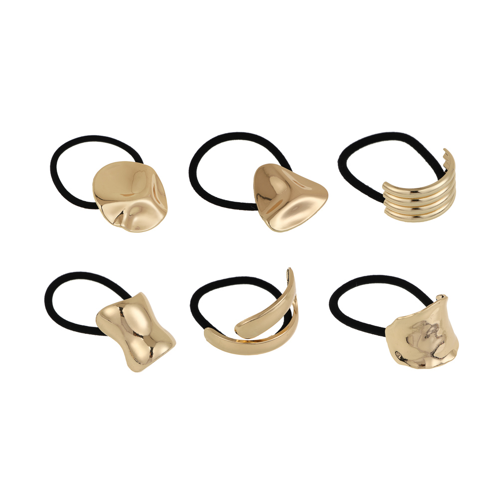 Резинка с металлическим декором ЮНИLOOK, 5 см, текстиль, металл, 6 дизайнов, арт.№ 322-335