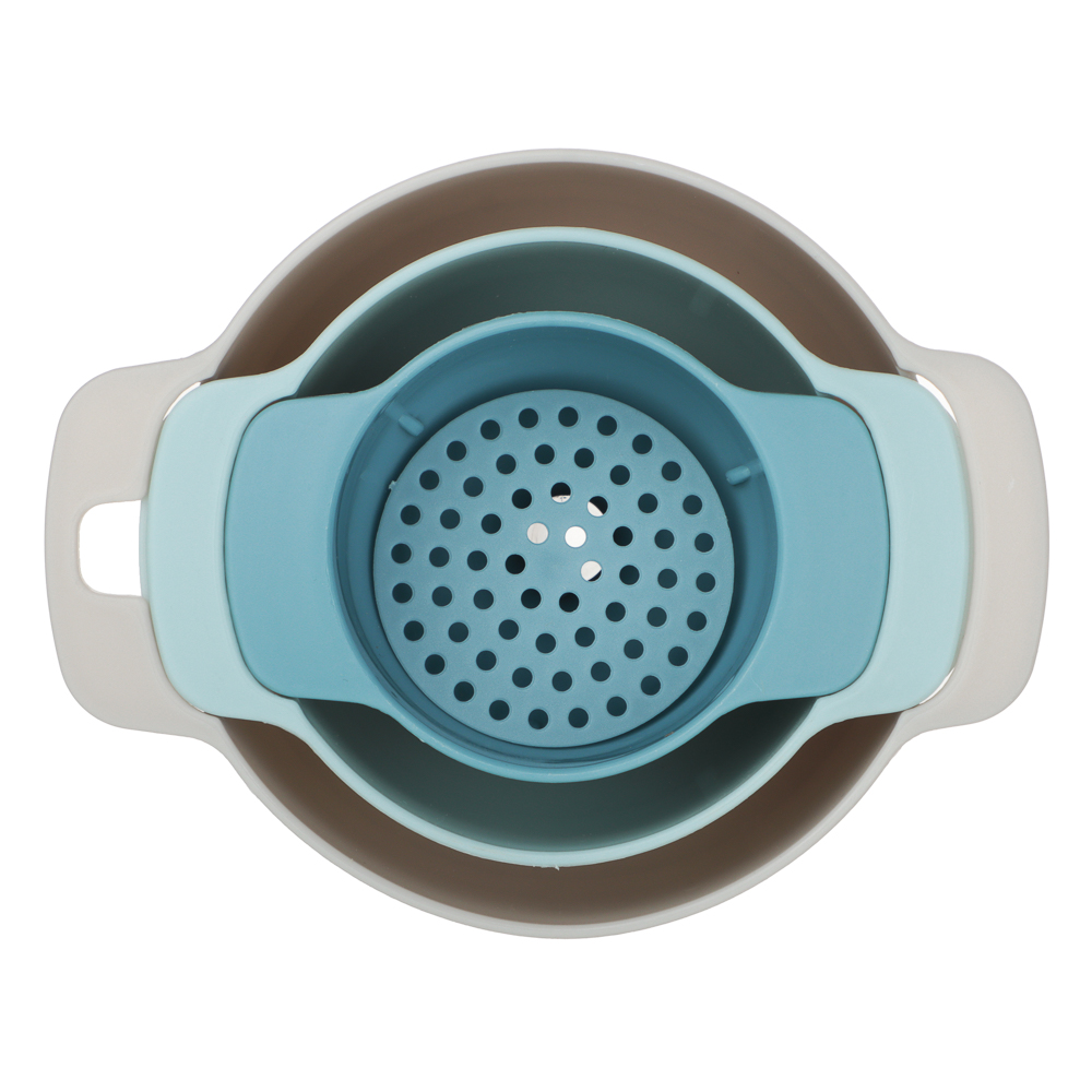 Набор воронок с фильтром, 4 пр. (воронка 8,5x8см/10x9см/12,5x10см, фильтр 4,5см) РР, арт.№ 886-083