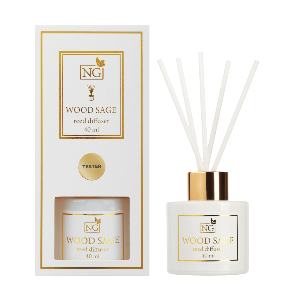 NEW GALAXY Диффузор LuxWhite, 40 мл, Wood sage, арт.№ 778-274