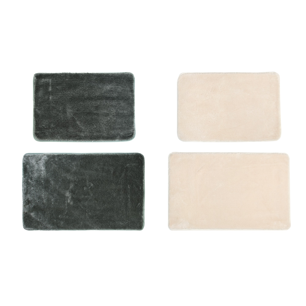 Набор ковриков для ванной тм VETTA Spark, 700г/м² тп-основа, 60х40см+80х50см, 2 цвета, арт.№ 462-833