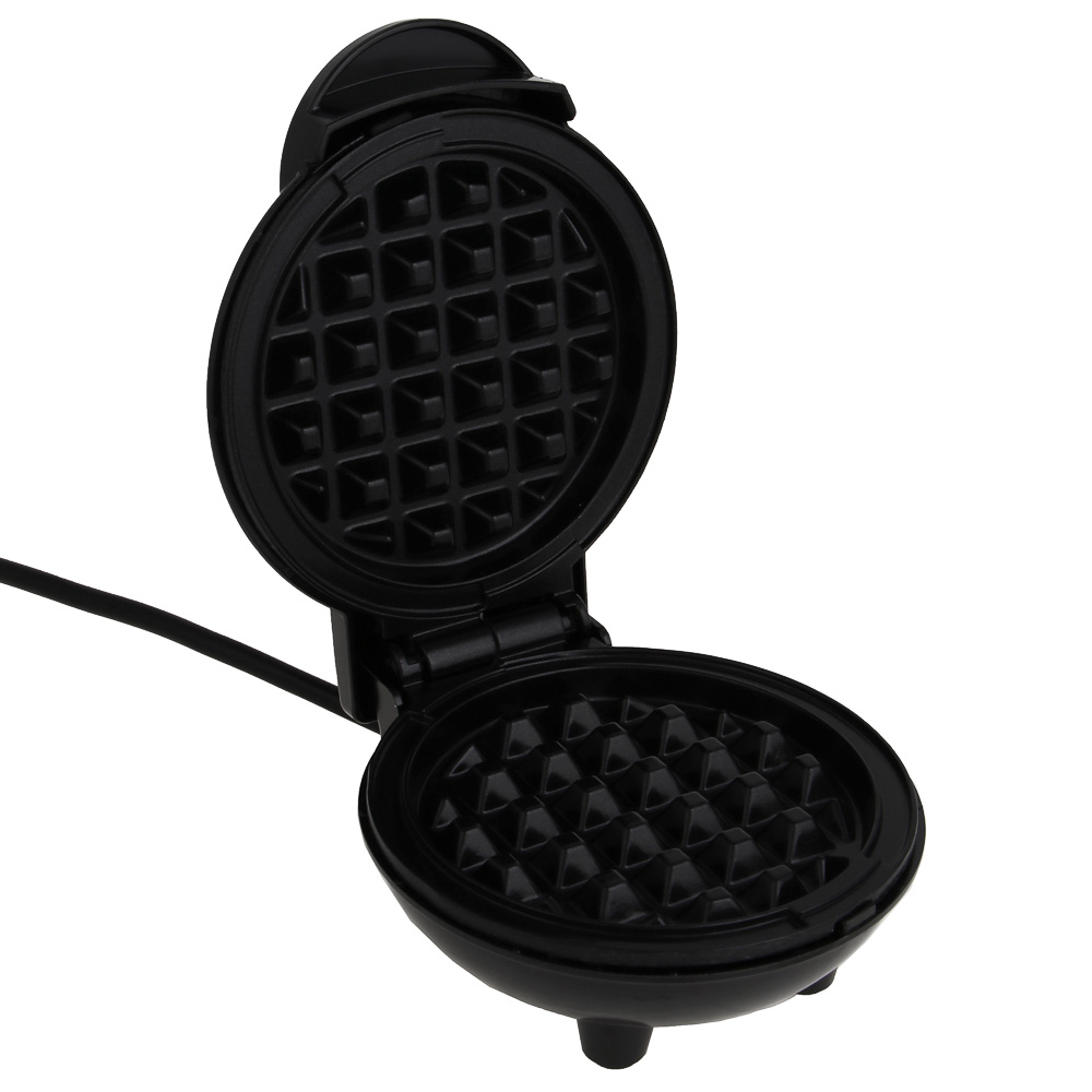 LEBEN Мини-вафельница, 550 Вт, пластик, нерж. сталь, антиприг.покрытие, арт.№ 271-031