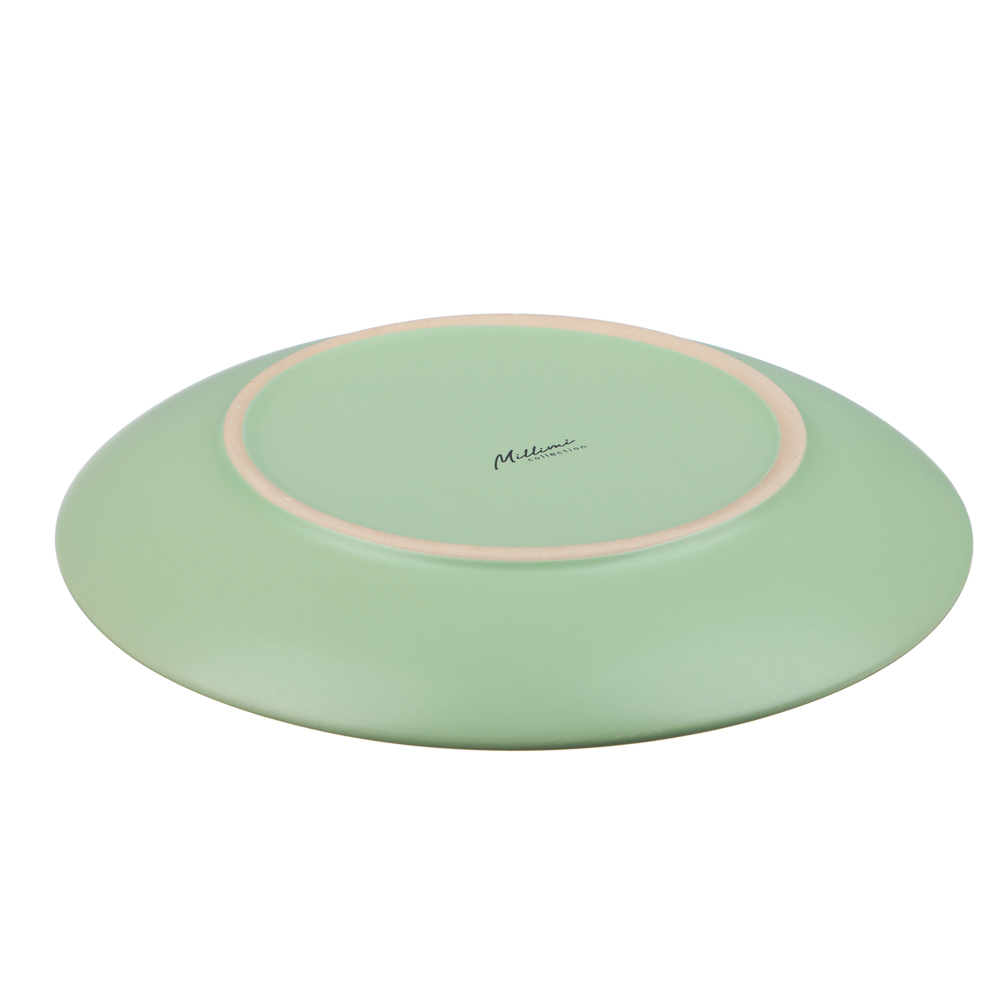 Тарелка закусочная 19см, тм MILLIMI мятный, керамика, арт.№ 824-273