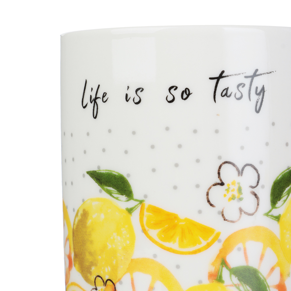 MILLIMI Летний фреш Кружка, 350мл, фарфор, 4 дизайна, арт.№ 806-928