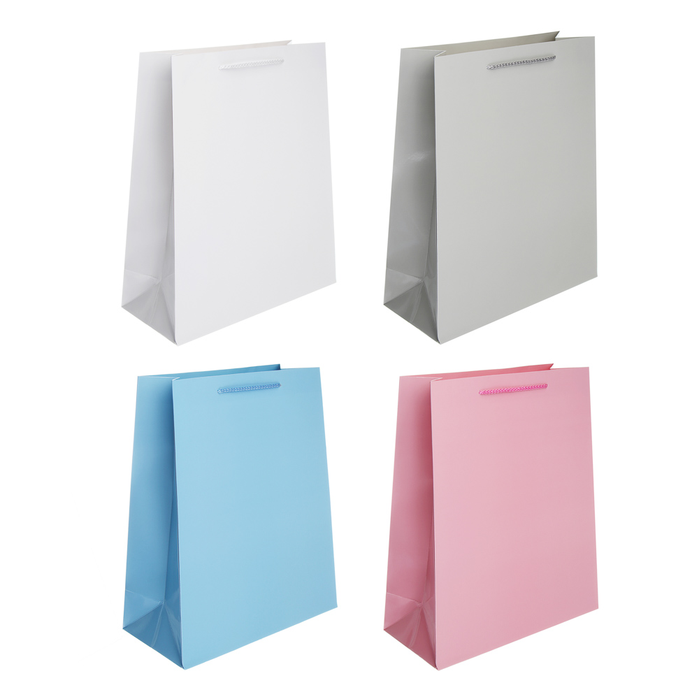 Пакет тм Fntastic подарочный, 32x26x10см, бумага, арт.14, 4 цвета, арт.№ 507-422