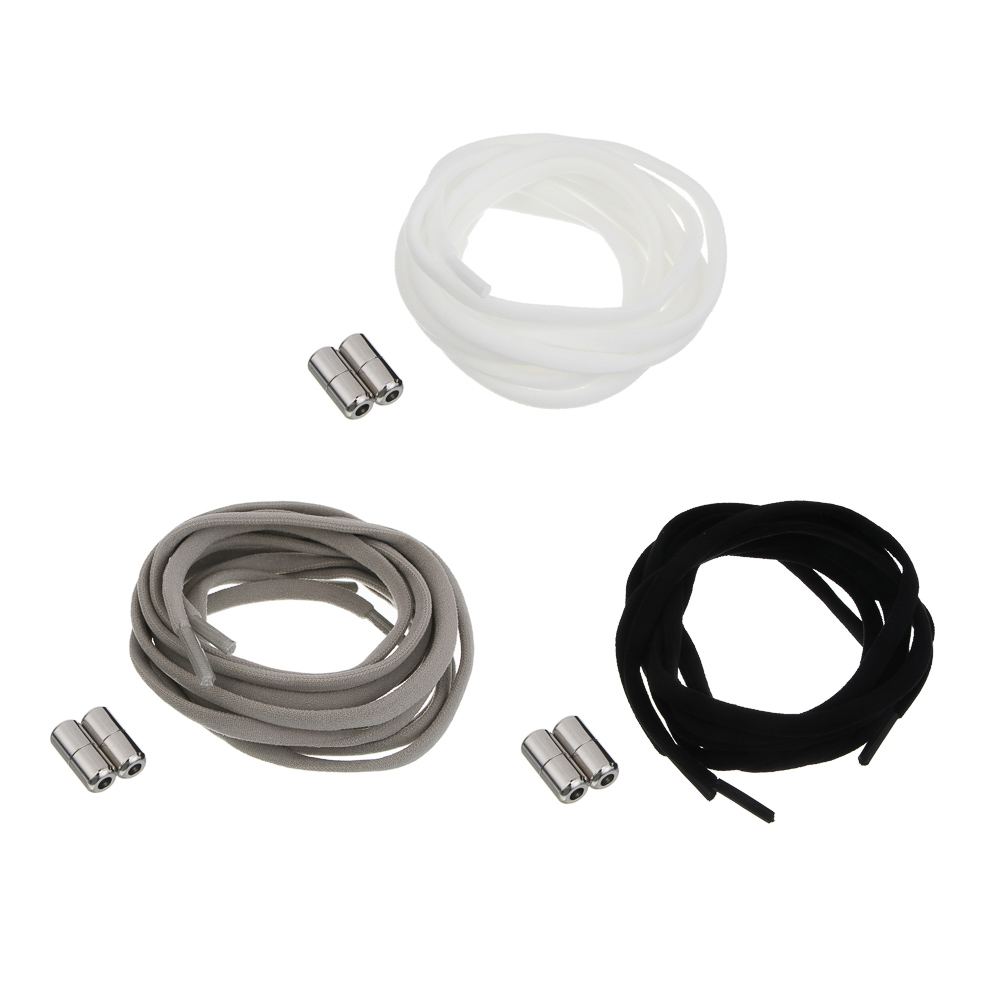 Шнурки для обуви тм STREETWISE, эластичные, с фиксатором на резьбе, 5мм х 105см, арт.№ 459-265