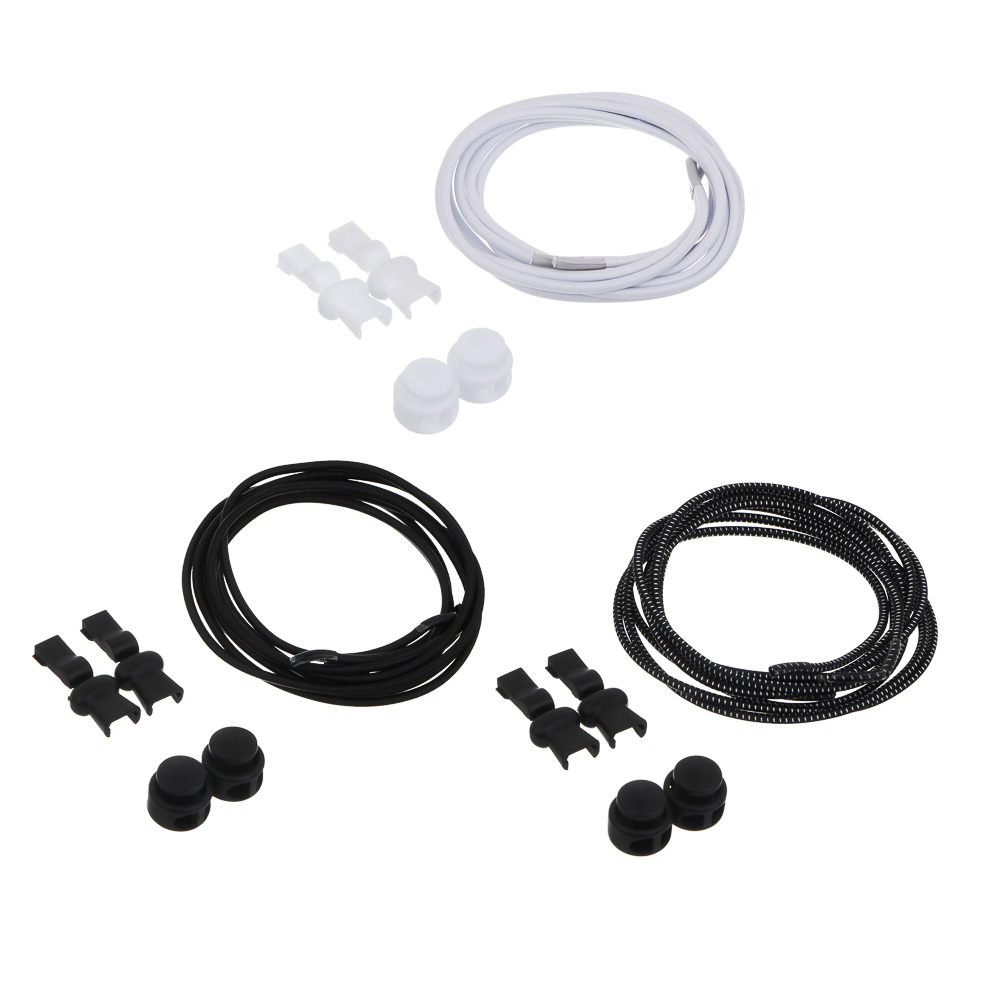 Шнурки для обуви тм STREETWISE, эластичные, с фиксатором на пружине, 1 пара, 100см, арт.№ 459-266