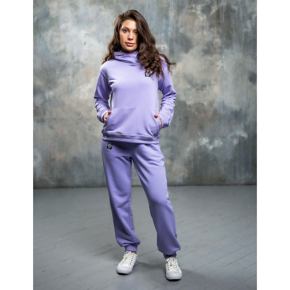 BY Толстовка женская, хлопок, размеры XS-XL, цвет лаванда, арт.№ 830-695