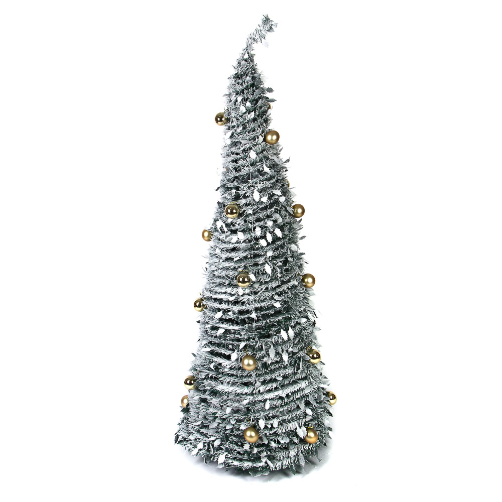 Ель складная с украшениями, 180см, 150 LED, PVC, 26-3, арт.№ 387-089