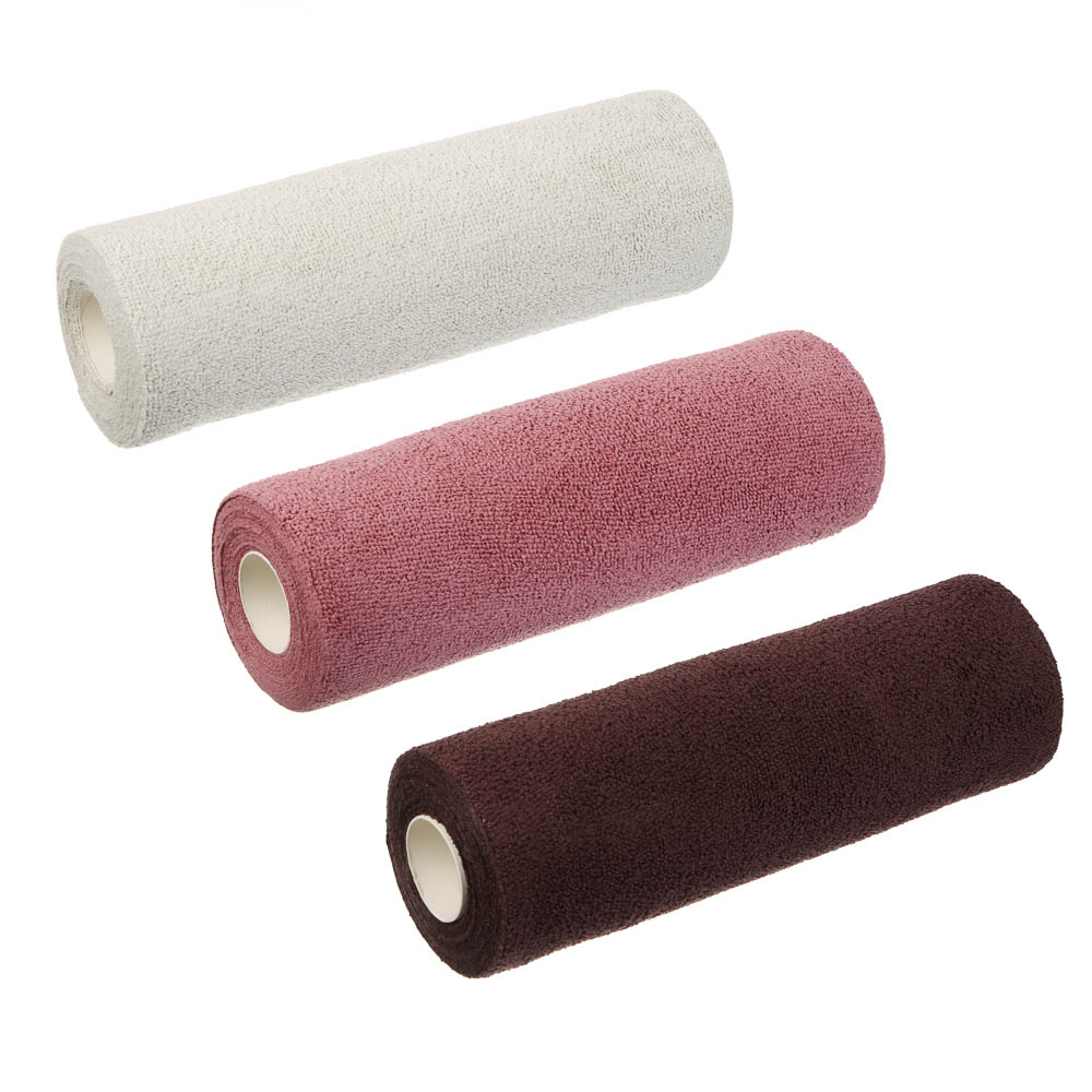 Салфетки для уборки тм VETTA Бургунди, в рулоне, 20 шт, 28х28 см, микрофибра 180 г/м2, 3 цвета, арт.№ 448-382
