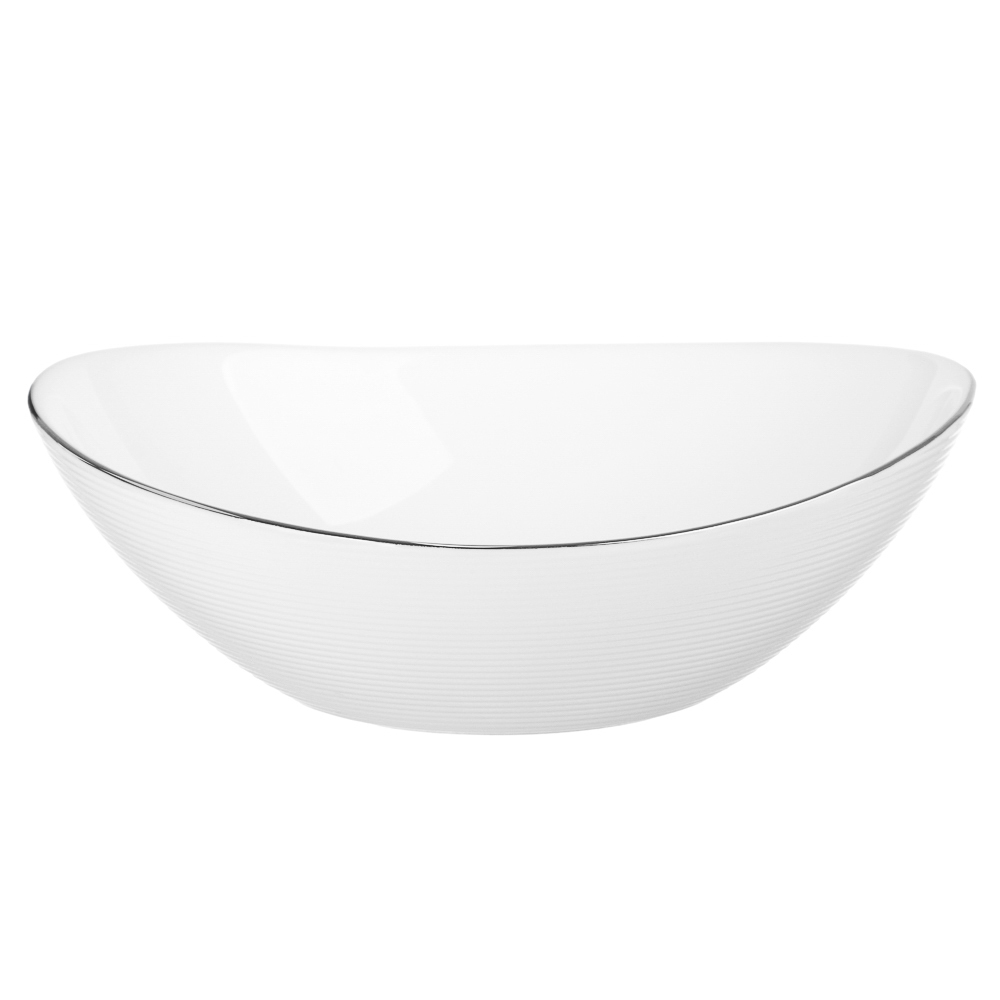 MILLIMI Аура Салатник 23см, 1290мл, опаловое стекло, арт.№ 820-925