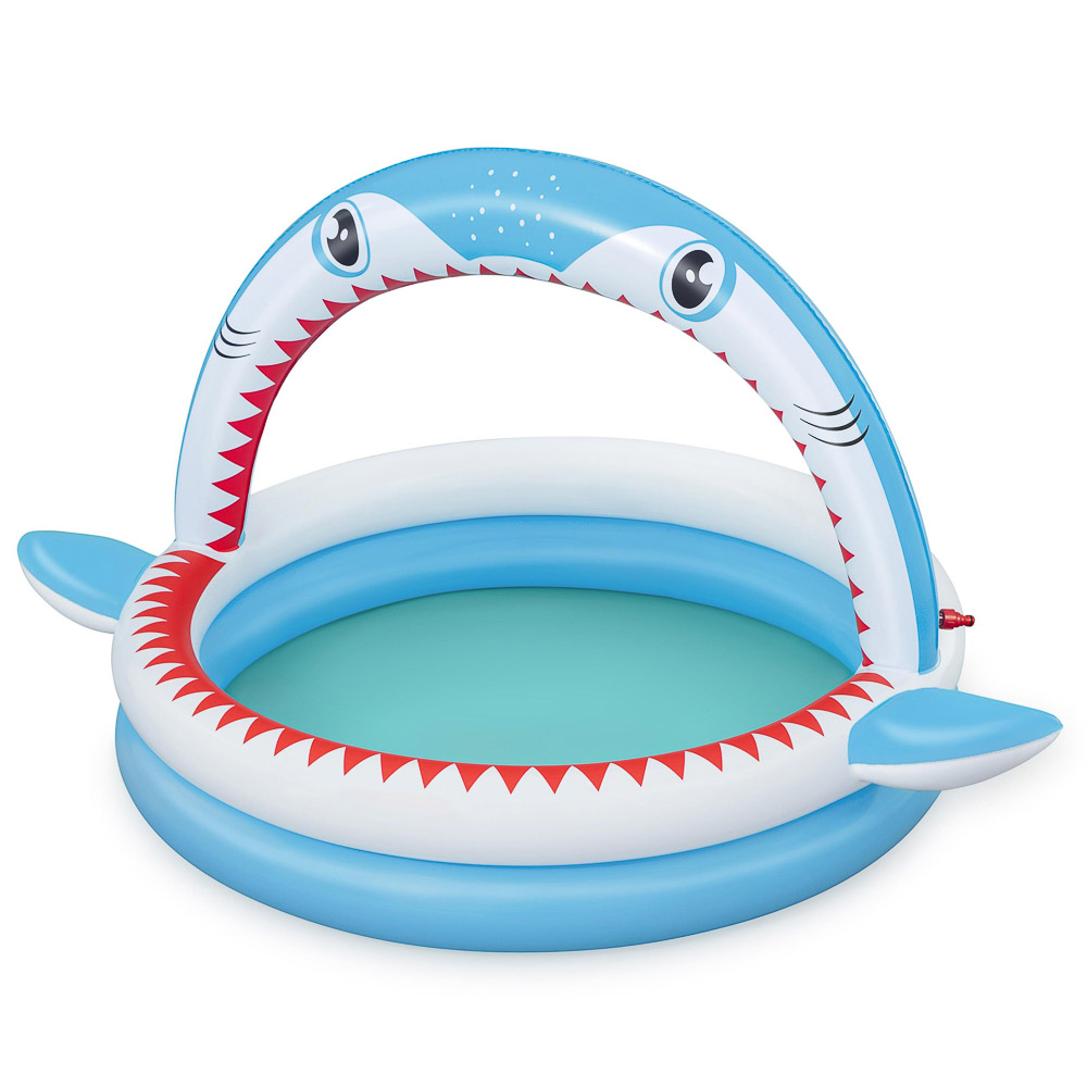 BESTWAY Игровой бассейн с брызгалкой SHARKTASTIC, 163x127x92см, до 3-х лет, 53157, арт.№ 013-069