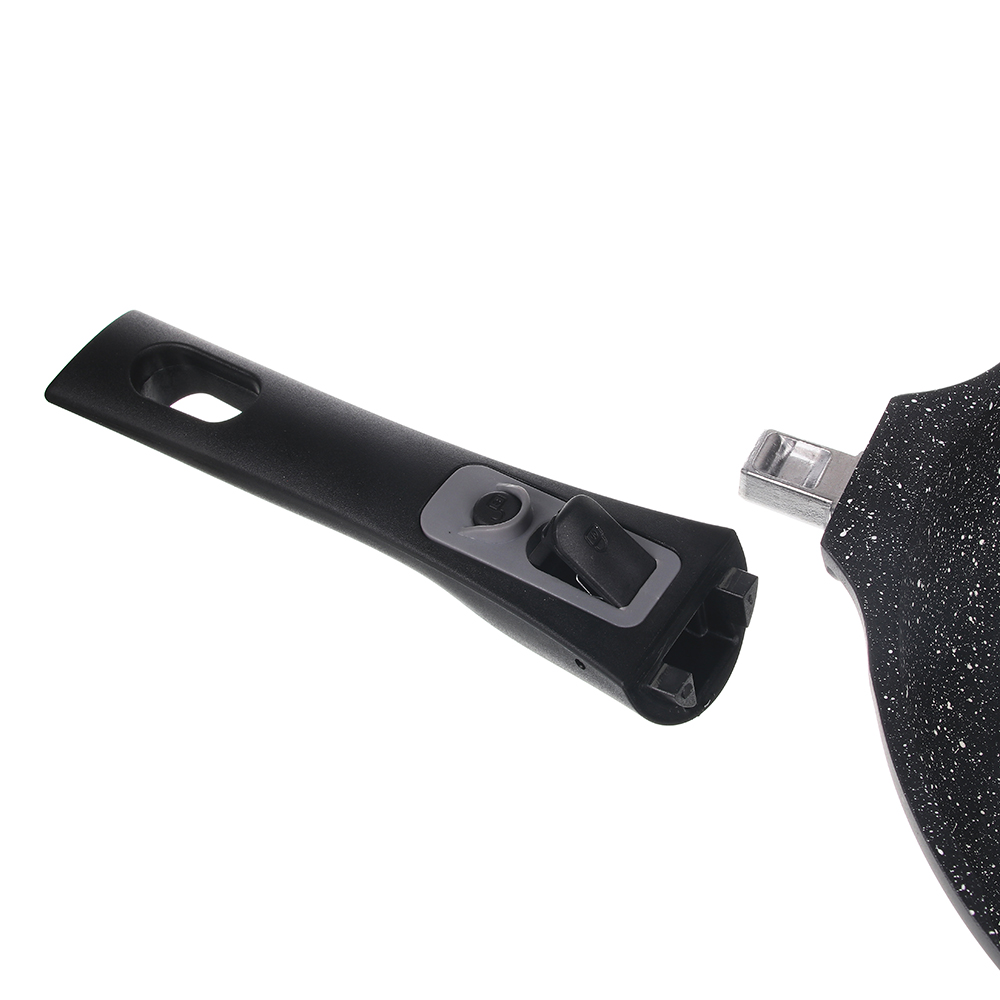 SATOSHI Безансон Набор посуды 20пр, антипригарное покрытие мрамор, съемные ручки, индукция, арт.№ 846-536