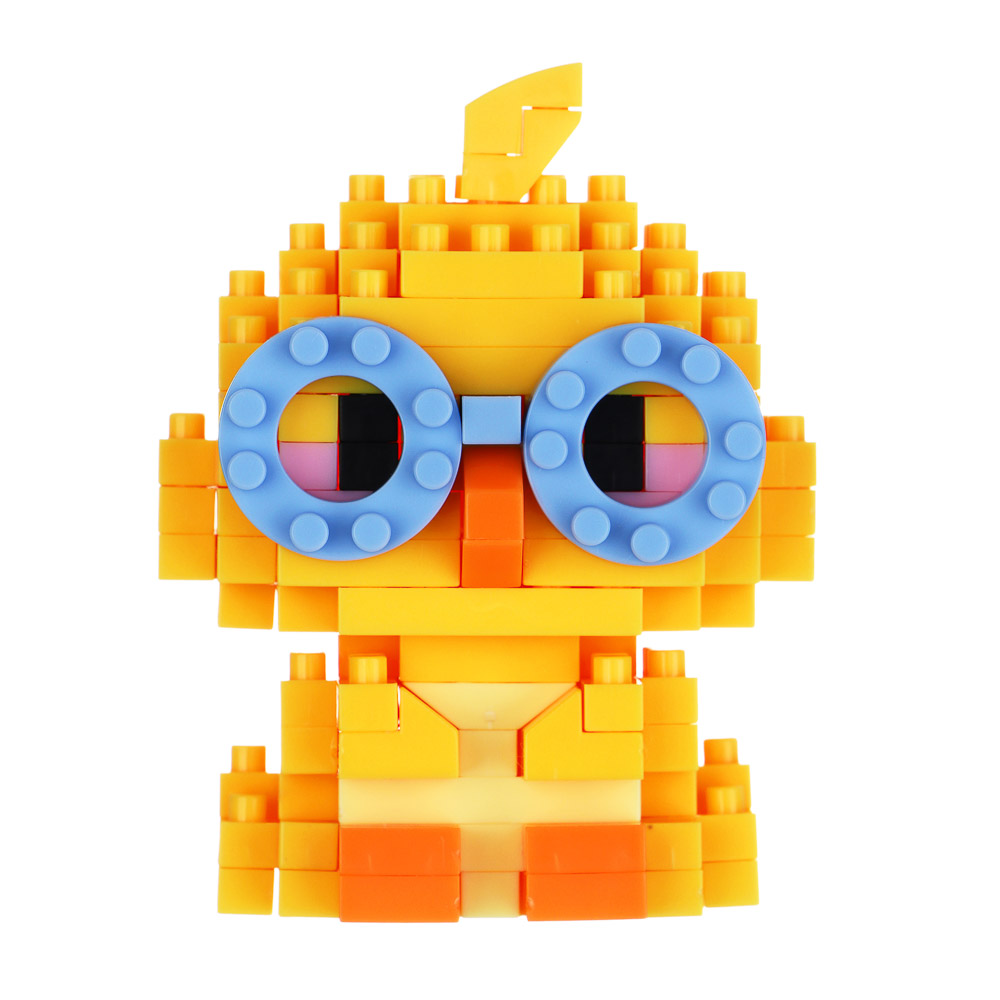 Конструктор мини 3D "Зверюшики", ABS, 7,8х4,1х11,3см, 6 видов, арт.№ 858-074