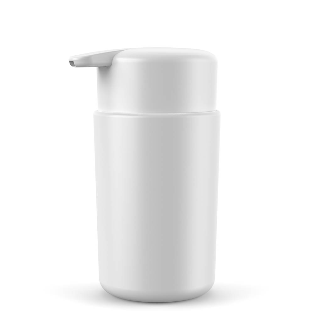 Диспенсер для жидкого мыла Flux, 250мл, белый, 7,5х7,5х14,5см, арт.№ 463-626