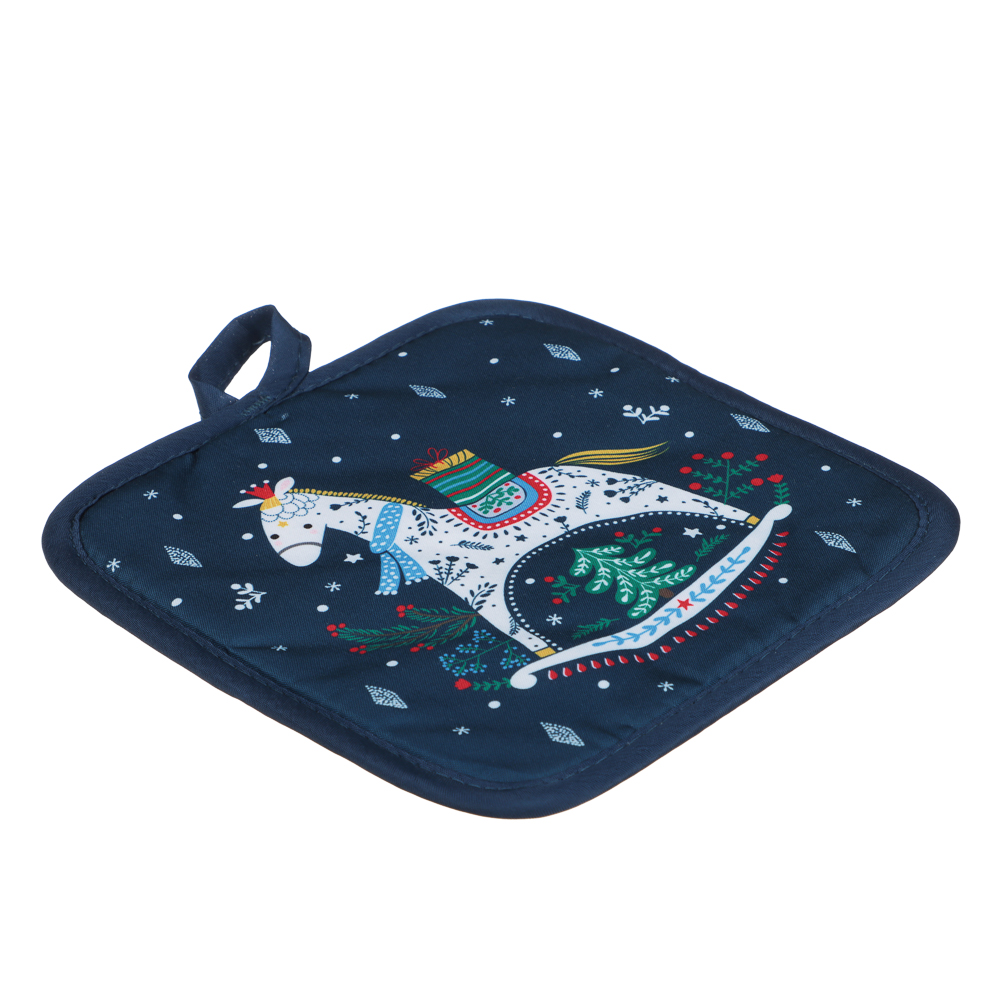 PROVANCE Нордик Прихватка, 17х17см, 100% полиэстер, лошадка, арт.№ 492-274