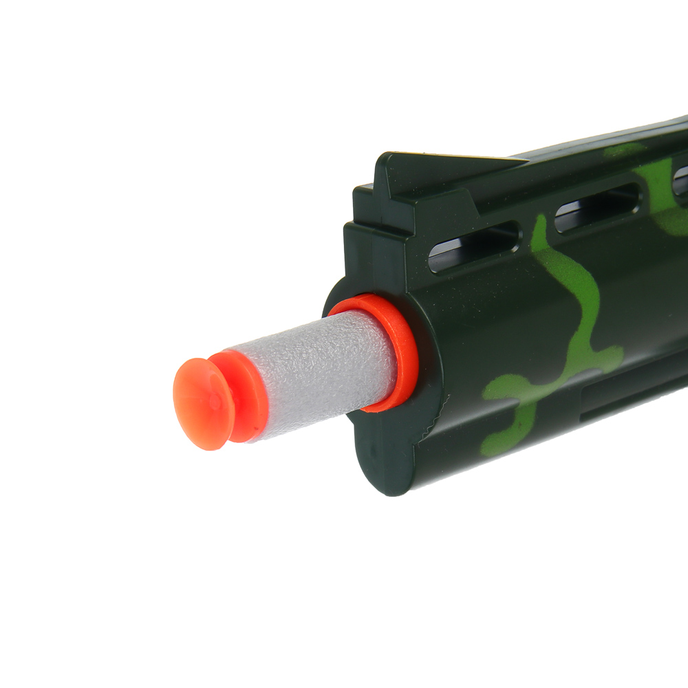 ИГРОЛЕНД Револьвер с мягкими пулями 8 шт, металл, ABS, 27,5x4,8x18,5см, 4 дизайна, арт.№ 261-795