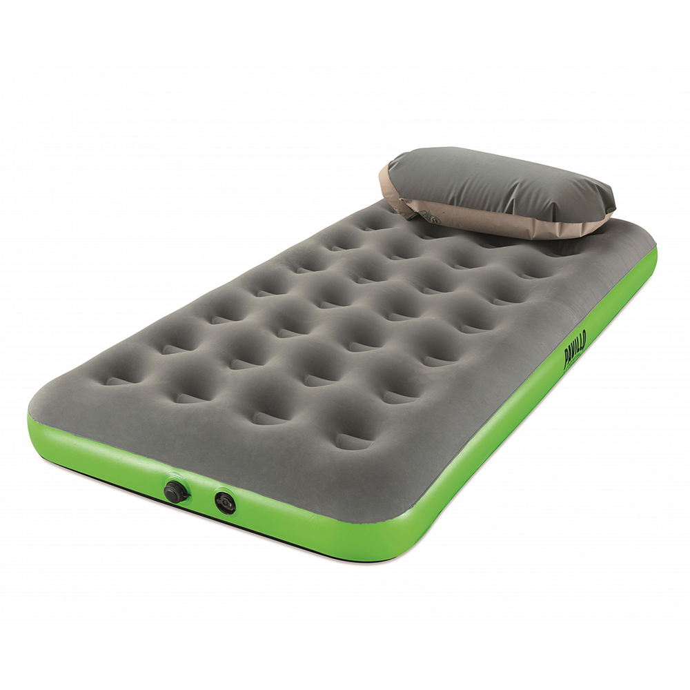 BESTWAY Надувной матрас ROLL & RELAX полуторный (TWIN) с насосом-мешком для хранения, PVC, 188х99х22, арт.№ 106-017