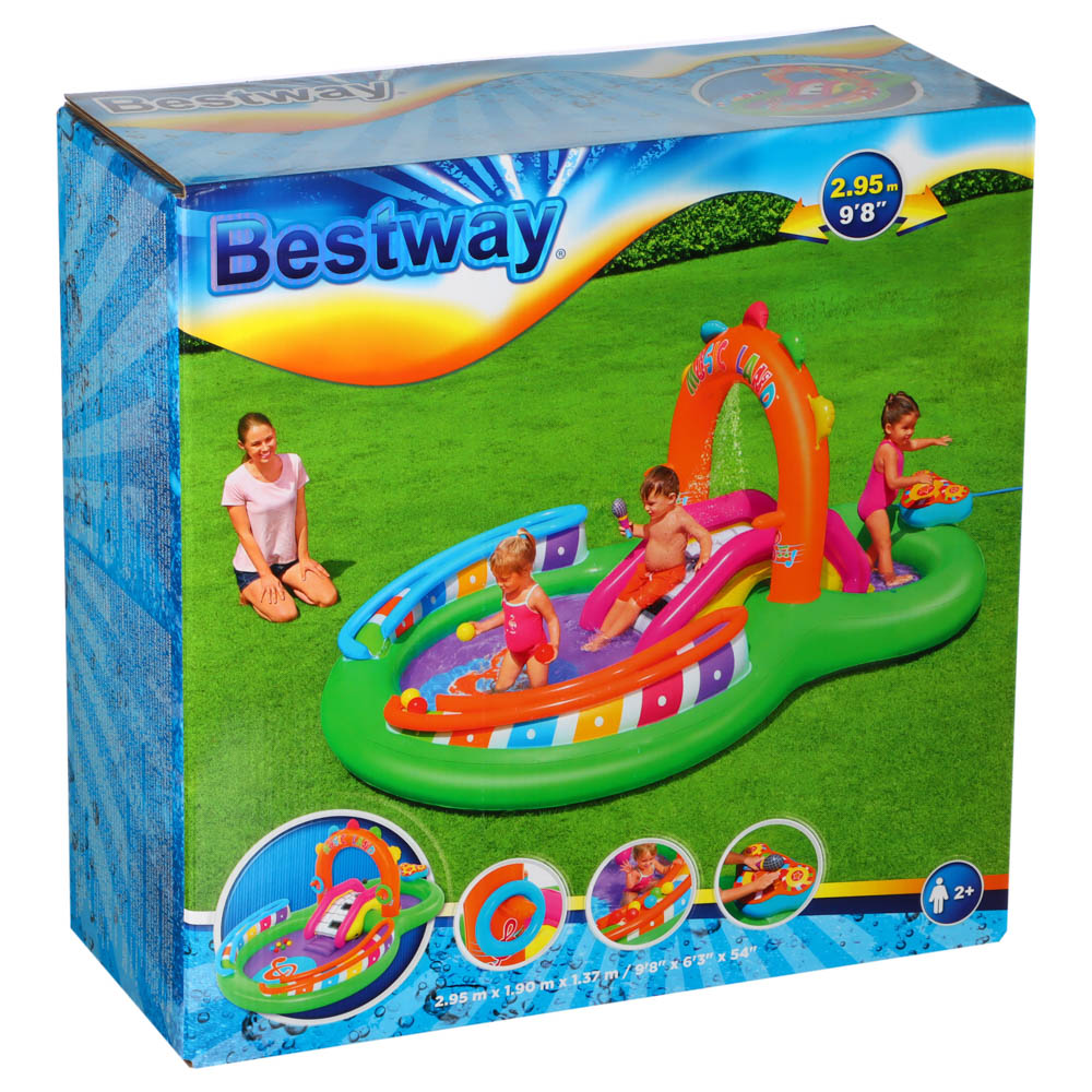 BESTWAY Игровой центр МУЗЫКАЛЬНЫЕ БРЫЗГИ, 295x190x137см, 53117, арт.№ 029-011